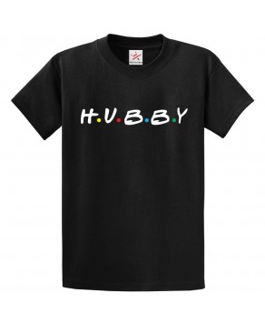 Hubby Classic Mens Adults T-Shirt For Husbands